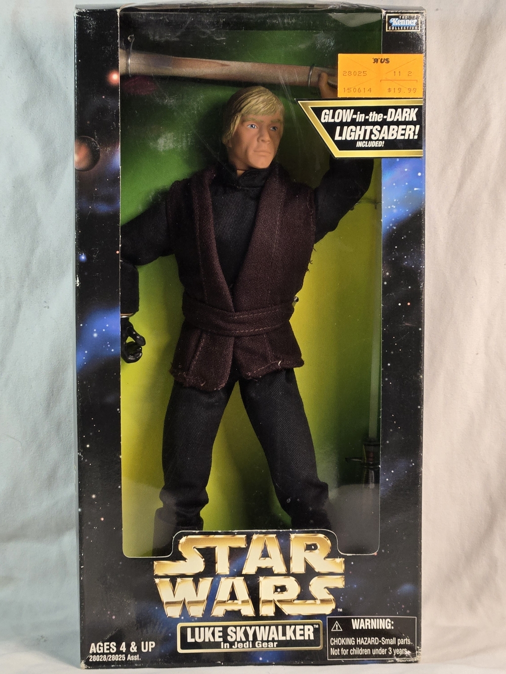Vintage Star Wars Action Collection Luke Skywalker Jedi Gear 12" Figure NIB